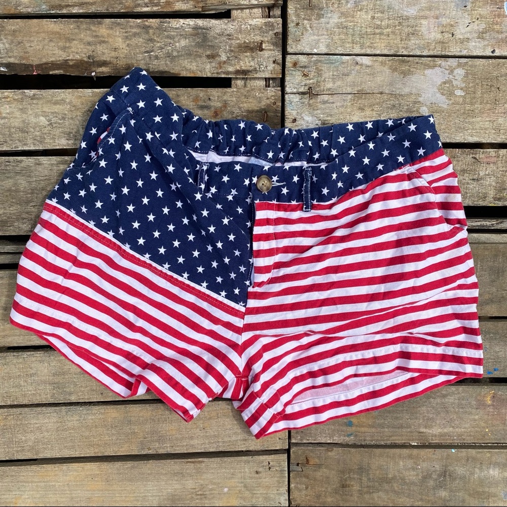 Chubbies American flag shorts